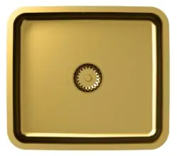 Aquadesign Oxford or PVD évier en inox 40x35cm sous plan 1208957203