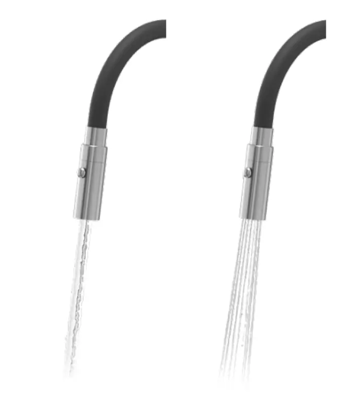 Quadri Preston Edelstahl-Küchenarmatur mit flexiblem Auslauf mit 2 Positionen in Schwarz matt 1208957228