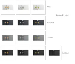 Quadri Luton granit blanc grand évier à Encastrer  avec égouttoir réversible 86x50cm avec bonde en inox 1208957325