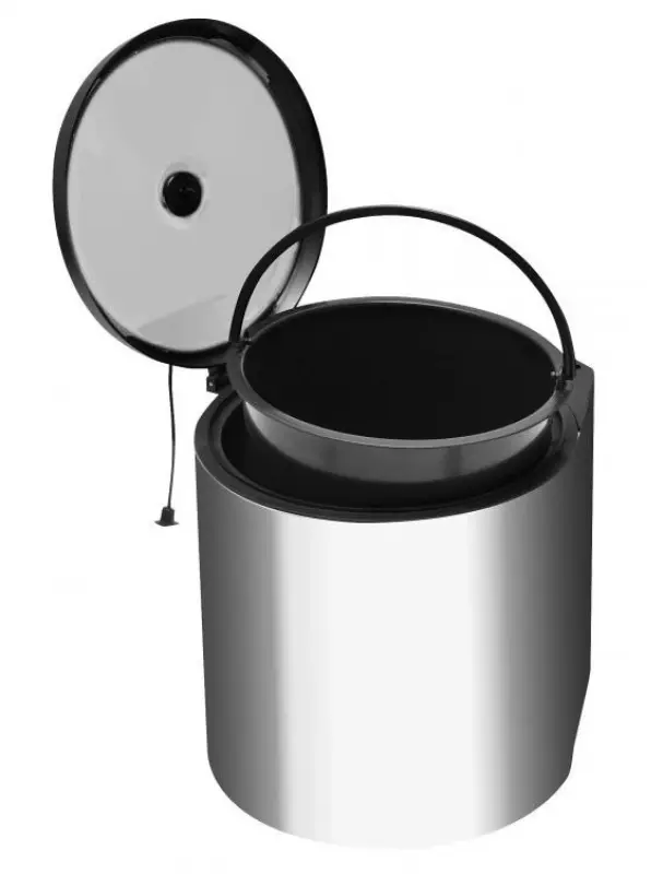 Garbi Round R-40-1 Einbau-Abfallbehälter 11 Liter links und rechts einsetzbar 1208957471