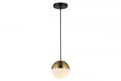 Décor Abies lampe à suspension en laiton doré d'une rosace de plafond en métal ronde 3558