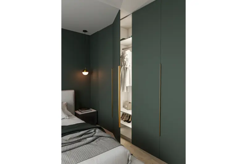Dekor Abies Messing Gold Pendelleuchte mit rundem Metallgewölbe 3558