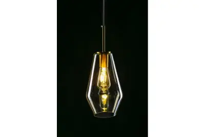 Decor Lime Lampe moderne à suspension de couleur ambre, hauteur 397 mm 7900