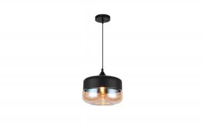 Decor Lender Lampe à suspension moderne en métal et verre largeur 250 mm 8433