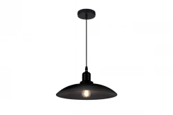 Decor Horizon Lampe à suspension industrielle Noir mat 4512