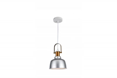 Décor Zenit Lampe à suspension en forme de dôme métal gris avec finition métallique 4895