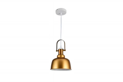 Decor Zenit Lampe à suspension en forme de dôme métallique doré et finition métallique 4925