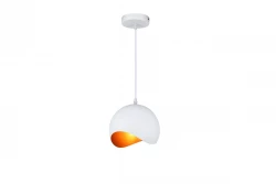 Decor Mavia Lampe à suspension sphérique Or blanc 4949