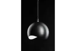 Decor Mavia Lampe à suspension sphérique Noire 0931