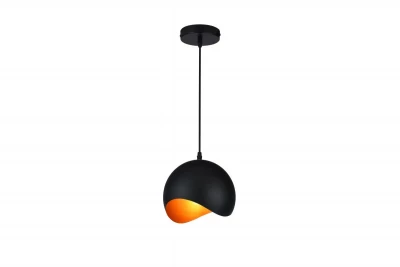 Decor Mavia Lampe à suspension sphérique or noir 1853
