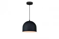 Decor Katilu Lampe à suspension en métal noir 1884