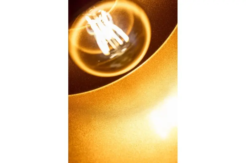 Decor Goa Lampe à suspension Grise avec cadre doré décoratif 3550