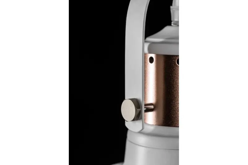 Décor Noor Lampe à suspension blanche élégante avec élément en cuivre 6934