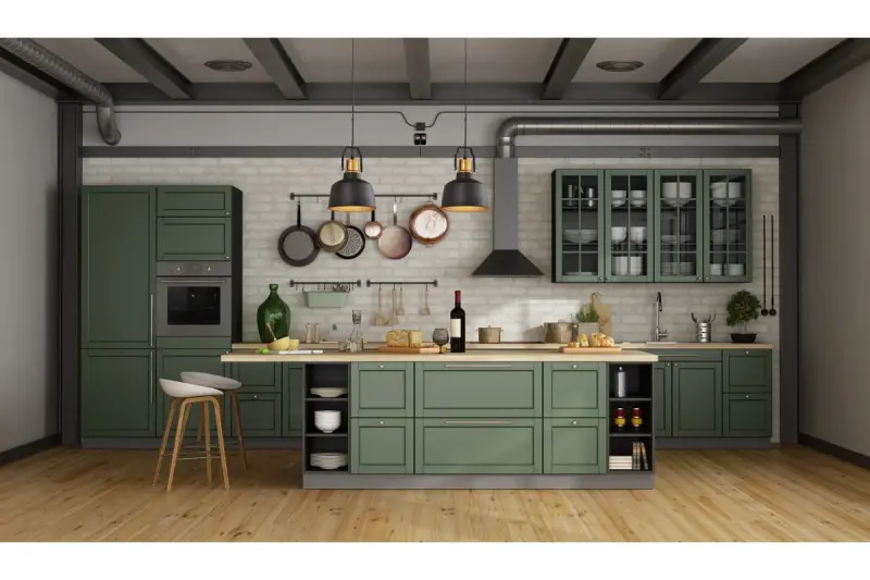 Décor Monroe Lampe à suspension moderne noire et dorée 6958