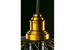 Decor Viela Zwarte draad hanglamp, bolvormig, diameter 25 cm 6972