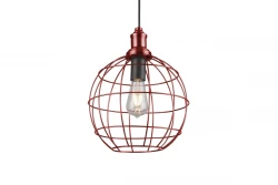 Decor Viela Or ancien Lampe filaire suspension en métal, forme sphérique, diamètre 29 cm 7016