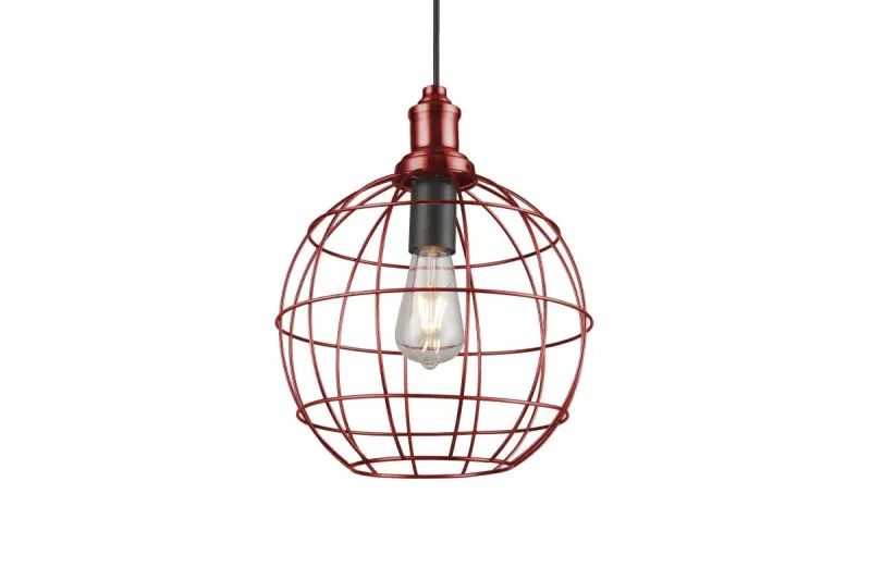 Decor Viela Or ancien Lampe filaire suspension en métal, forme sphérique, diamètre 29 cm 7016