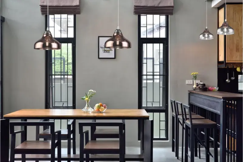 Décor Marite lampe à suspension classique verre teinté marron diamètre 26 cm 7108