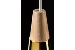 Décor Skandi Lampe à suspension moderne bleue 35 cm de diamètre 7429