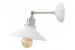 Decor Loret applique murale blanche orientable diamètre 20 cm 7871