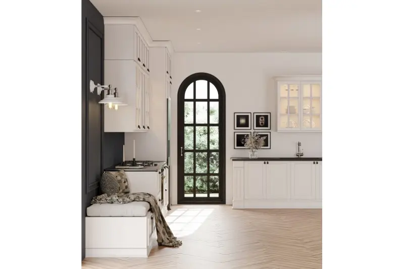 Decor Loret Applique blanche orientable avec interrupteur diamètre 20 cm 8267