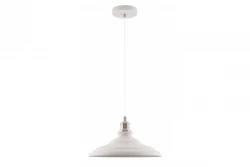 Décor Loret Lampe à suspension blanche intemporelle 34,8 cm de diamètre 9844