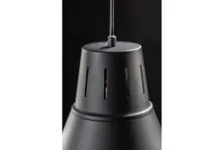 Decor Gianni Lampe à suspension élégante entièrement noire 32 cm de diamètre 8136