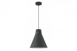 Decor Gianni Lampe à suspension élégante entièrement noire 32 cm de diamètre 8136
