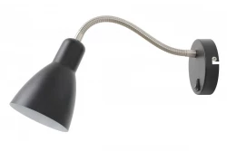 Decor Etore lampe murale noire avec bras en métal 11 cm de diamètre 1860