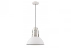 Décor Artemia Lampe à suspension blanche avec finition industrielle 34,5 cm de diamètre 2508