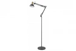 Decor Artemia schwarze Stehleuchte langer Metallarm, Durchmesser 16,5 cm 2355