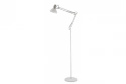 Décor Artemia lampadaire blanc long bras métallique diamètre 16,5 cm 2409