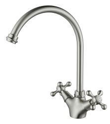 AquaTrimo Windsor mitigeur de cuisine classique avec bec rond inox 21WS7652NM