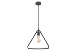 Décor Gija noir Lampe à suspension triangulaire à un point 2621