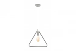 Decor Gija gris Lampe à suspension triangulaire monopoint 2751