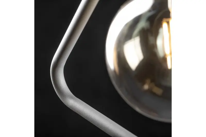 Decor Gija gris Lampe à suspension triangulaire monopoint 2751