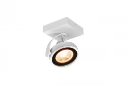 Décor Wally Plafonnier ou Applique blanche à tête mobile 1 source lumineuse 4342