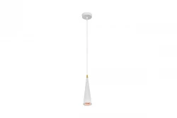 Decor Evi Suspension conique en aluminium blanc 4397