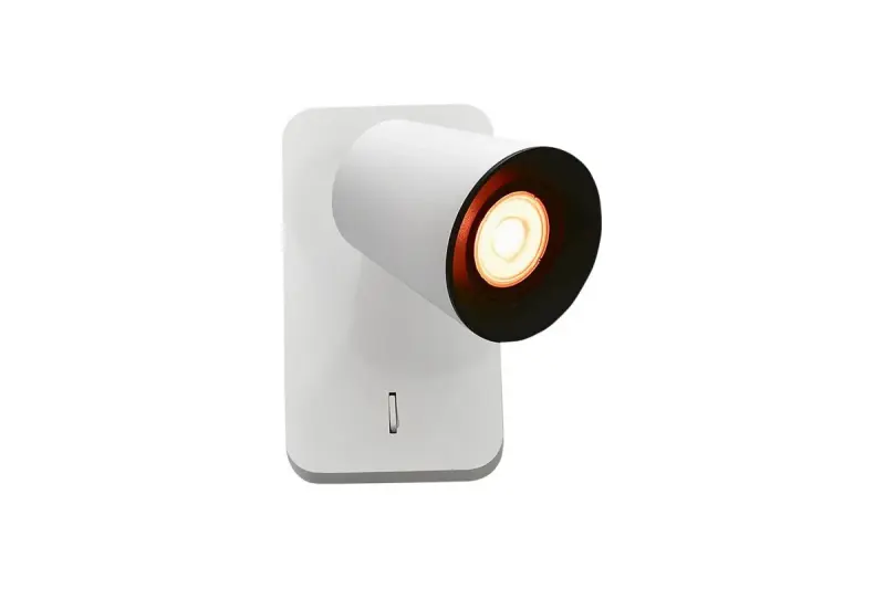 Decor Elli Lampe murale moderne blanche avec interrupteur 4434