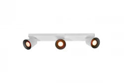 Decor Elli Plafonnier moderne blanc avec 3 sources lumineuses 4502