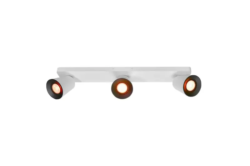Decor Elli Plafonnier moderne blanc avec 3 sources lumineuses 4502