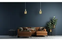 Decor Bellis Lampe à suspension cylindrique Noir et Or avec 1 source lumineuse 4666