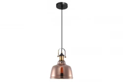 Decor Muscari II lampe suspendue couleur cuivre en finition métallique et support de lampe en laiton 3787