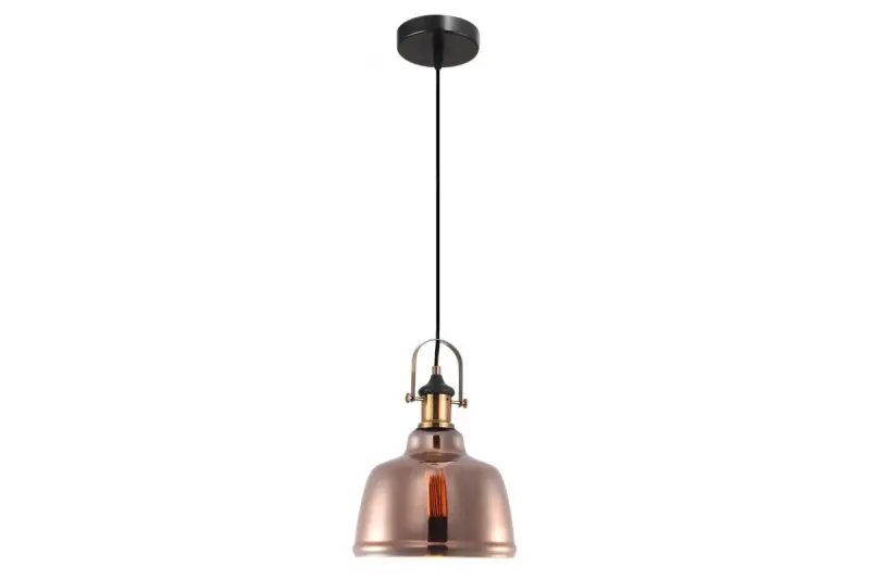 Decor Muscari II Pendelleuchte kupferfarben in Metallic-Finish und Messingfassung 3787