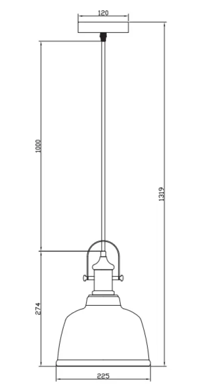 Decor Muscari II hanglamp amber kleurig in metallic uitvoering en zwarte lamphouder 3732