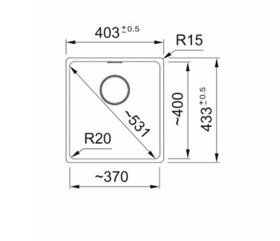 Franke Maris MRG 110-37 Fragranite huître évier sous plan