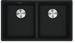 Franke Maris MRG120-35-35 Fragranite Matt noir double évier sous plan
