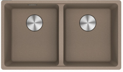 Franke Maris MRG 220-35-35 Fragranite Oyster double évier encastré à fleur