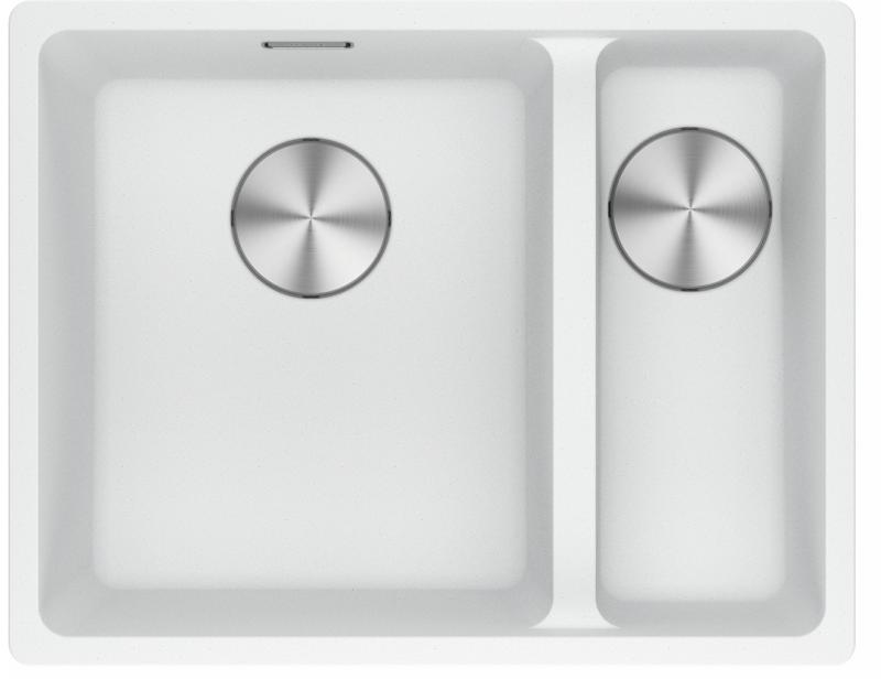 Franke Maris MRG 260-34-15 Fragranite Polar White Spülbecken Becken Links flächenbündig