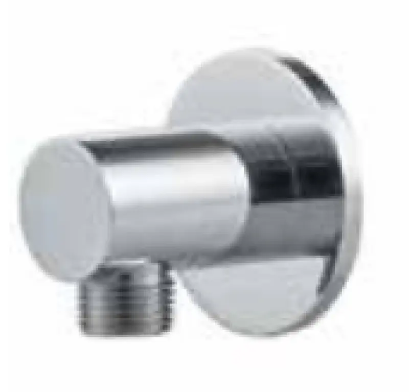 Waterevolution Flow Duschschlauchanschluss PVD Weißgold Wandanschlussbogen Gold T1625WGE